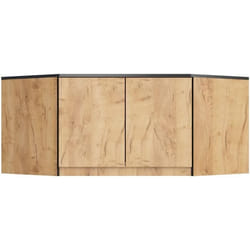 Surmeuble pour armoire AKORD S100 Chêne Craft 100 cm 2 portes 3 étagères 100x50x55 cm