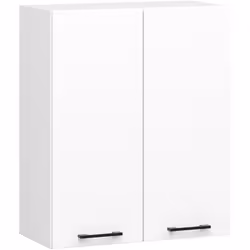 Meuble de cuisine haut AKORD W60 H720 Blanche 2 portes 2 étagères 72x60x30 cm