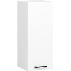 Meuble de cuisine haut AKORD W30 H720 Blanche 1 porte 2 étagères 72x30x30 cm