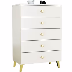 Commode AKORD MOBI Cachemire 60 cm 5 tiroirs façade Cachemire 60x37x89 cm