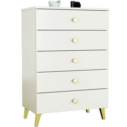 Commode AKORD MOBI Cachemire 60 cm 5 tiroirs façade Cachemire 60x37x89 cm