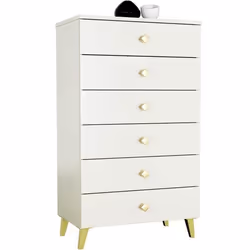 Commode AKORD MOBI Cachemire 60 cm 6 tiroirs façade Cachemire 60x37x104 cm