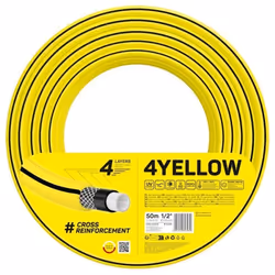 Tuyau darrosage CELLFAST 4YELLOW 10-502 1/2 50m 4 plis