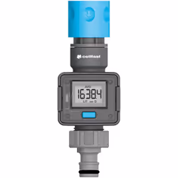 Compteur d'eau numérique de consumo de idéal. withtotal/partial counter de consumption and advanced functions. it connects to ...