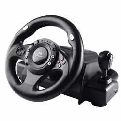 Tracer Drifter Noir USB 2.0 Volant + pédales Numérique PC, Playstation 2, Playstation 3
