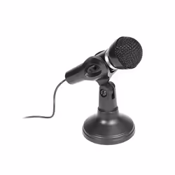 Tracer Studio, Microphone de karaoké, 30 - 16000 Hz, Omnidirectionnel, Avec fil, Noir, 1,8 m
