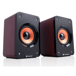 Tracer Orlando haut-parleur Noir, Orange, Bois Avec fil 5 W