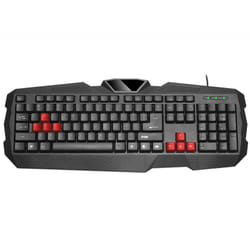 Tracer Battle Heroes Shinook USB clavier QWERTY Anglais Noir, Rouge
