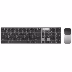 Tracer TRAKLA46773, Taille réelle (100 %), RF sans fil, Clavier à membrane, QWERTY, Noir, Gris, Souris incluse