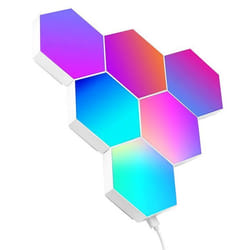 Tracer Lampes dambiance hexagonales RGB -Smart Hexagon 9W 6 lampes