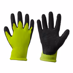 Bradas RWDLE4, Latex, Polyester, Jaune, Unisexe, 1 paire(s)