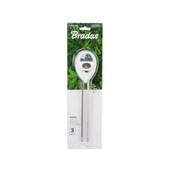 Bradas - Appareil de mesure ovale analogique pour mesurer le pH du sol, l'ensoleillement et l'humidité