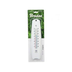 Blanc Plastique Extérieure Thermomètre 25/50C Traditionnel Mesure Température