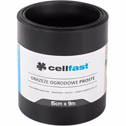 Bordure de jardin Cellfast - Noir - 15cm x 9m - Accessoires