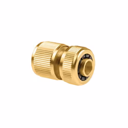 Raccord rapide en laiton, solide et durable pour connecter des tuyaux de 3/4''. Compatible avec tous les systèmes d'emboîteme ...