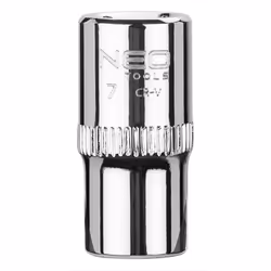 Douille hexagonale NEO 1/4" (réf. 08-225) de 7 mm, fabriquée en acier au chrome-vanadium durable, conformément à la norme DIN ...