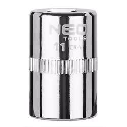 Douille hexagonale NEO 1/4" (réf. 08-229) de 11 mm, fabriquée en acier au chrome-vanadium durable, conformément à la norme DI ...