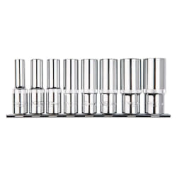 Jeu de 8 douilles longues Spline 1/2 NEO TOOLS 08-650