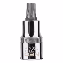 Embout Torx sur douille - NEO - T50 - 55 mm - Acier au chrome-vanadium - Garantie 25 ans