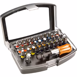 POINTS FORTS DU JEU DE 32 EMBOUTS COLORS NEO TOOLSEnsemble d'embouts de vissage 25 mm comprenant 32 piècesPorte-embouts magné ...