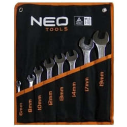 Jeu de 8 clés mixtes 6 - 19 mm Neo Tools 09-751