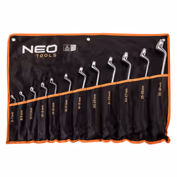 Jeu de 12 clés polygonales 6-32 mm NEO TOOLS 09-952 Le jeu de clés polygonales coudées NEO (réf. 09-952) contient 12 tailles  ...