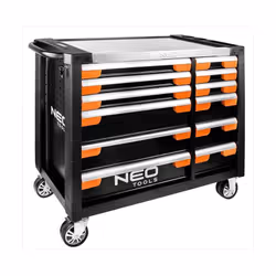 Servante d'atelier PRO équipée 12 tiroirs NEOTOOLS 84-225 L'armoire d'atelier PRO, 12 tiroirs 84-225 de NEOTOOLS comprend un  ...