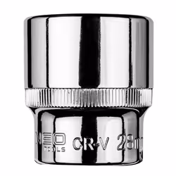 Douille hexagonale - NEO - 1/2 - 27 mm - Acier chrome-vanadium - Garantie 25 ans