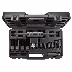 Avantages produit Extracteurs d'injecteurs NEO TOOLS 11-883 avec marteau coulissant 14 piècesExtracteurs d'injection avec mas ...