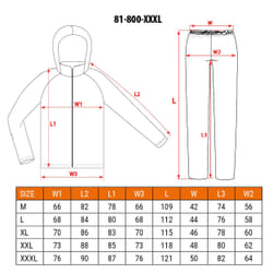 NEO tools 81-800-XXXL Combinaison et vêtement de protection