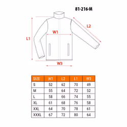 NEO tools 81-216-M, Veste, M, Polyester, Coton, 250 g/m²