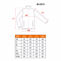 NEO tools 81-217-S, Veste, S, Coton, 210 g/m²