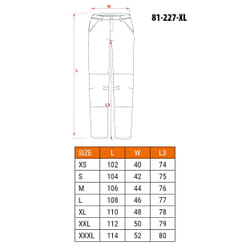 NEO tools 81-227-XL pantalon de protection