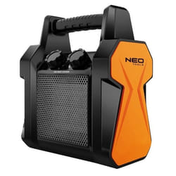 Chauffage dappoint électrique - NEO TOOLS - Céramique PTC - 3 kW - Thermostat réglable - Ventilateur