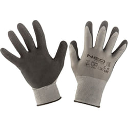 Gants de travail, polyester enduit de latex (mousse), 3141X, taille 9