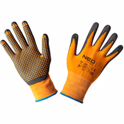 Les gants de travail NEO protègent vos mains de la saleté, des rayures et des conditions de travail dangereuses. Fabriqués en ...