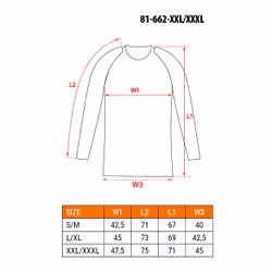 NEO tools 81-662-XXL/XXXL sous-vêtement combinaison