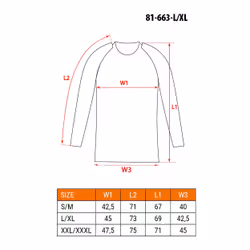 NEO tools 81-663-L/XL sous-vêtement combinaison