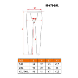 NEO tools 81-672-L/XL sous-vêtement combinaison