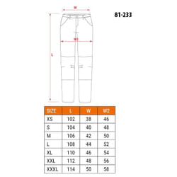 NEO tools 81-233-M pantalon de protection Noir