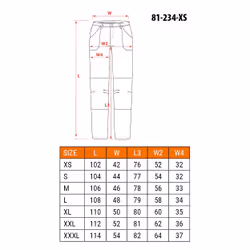 NEO tools 81-234-XS pantalon de protection Noir - Vue supplémentaire 5