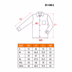 NEO tools 81-546-L chemise et haut Coton