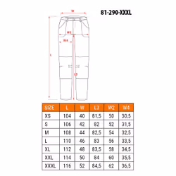 NEO tools 81-290-XXXL pantalon de protection Noir - Vue supplémentaire 2