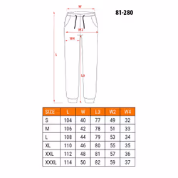 NEO tools 81-280-L pantalon de sport - Vue supplémentaire 4