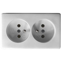 Ospel GW-2KZ/00 prise de courant Blanc