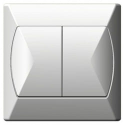 Ospel ŁP-2A/00 commutateur électrique Blanc