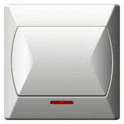 Ospel ŁP-1AS/00 commutateur électrique Blanc