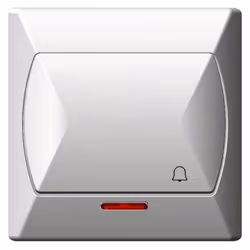 Ospel ŁP-6AS/00, Blanc, IP20, 250 V, 10 A, 82 mm, 36 mm