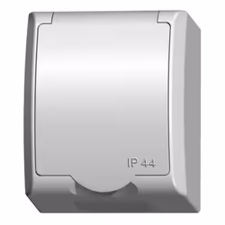 Ospel GNH-1HZ/00/w, Blanc, IP44, 16 A, 60 mm, 52 mm, 70 mm