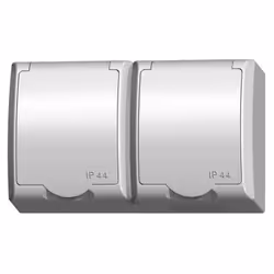 Ospel GNH-2HZ/00/w, Blanc, IP44, 16 A, 1 pièce(s)